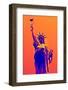 Statue of Liberty - Décorative Art - Orange Vintage - NYC - United States-Philippe Hugonnard-Framed Photographic Print