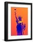 Statue of Liberty - Décorative Art - Orange Vintage - NYC - United States-Philippe Hugonnard-Framed Photographic Print