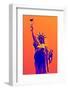 Statue of Liberty - Décorative Art - Orange Vintage - NYC - United States-Philippe Hugonnard-Framed Photographic Print