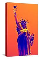 Statue of Liberty - Décorative Art - Orange Vintage - NYC - United States-Philippe Hugonnard-Stretched Canvas