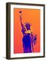 Statue of Liberty - Décorative Art - Orange Vintage - NYC - United States-Philippe Hugonnard-Framed Photographic Print