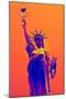 Statue of Liberty - Décorative Art - Orange Vintage - NYC - United States-Philippe Hugonnard-Mounted Photographic Print