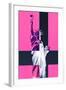 Statue of Liberty - Décorative Art - Pink - New York - United States-Philippe Hugonnard-Framed Photographic Print