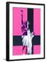 Statue of Liberty - Décorative Art - Pink - New York - United States-Philippe Hugonnard-Framed Photographic Print