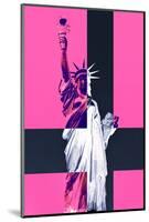 Statue of Liberty - Décorative Art - Pink - New York - United States-Philippe Hugonnard-Mounted Photographic Print