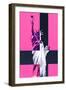 Statue of Liberty - Décorative Art - Pink - New York - United States-Philippe Hugonnard-Framed Photographic Print