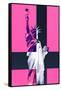 Statue of Liberty - Décorative Art - Pink - New York - United States-Philippe Hugonnard-Framed Stretched Canvas