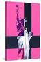 Statue of Liberty - Décorative Art - Pink - New York - United States-Philippe Hugonnard-Stretched Canvas