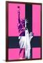 Statue of Liberty - Décorative Art - Pink - New York - United States-Philippe Hugonnard-Framed Photographic Print