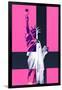 Statue of Liberty - Décorative Art - Pink - New York - United States-Philippe Hugonnard-Framed Photographic Print