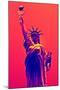 Statue of Liberty - Décorative Art - Red Vintage - NYC - United States-Philippe Hugonnard-Mounted Photographic Print