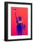 Statue of Liberty - Décorative Art - Red Vintage - NYC - United States-Philippe Hugonnard-Framed Photographic Print