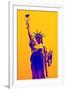 Statue of Liberty - Décorative Art - Yellow Vintage - NYC - United States-Philippe Hugonnard-Framed Photographic Print