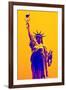 Statue of Liberty - Décorative Art - Yellow Vintage - NYC - United States-Philippe Hugonnard-Framed Photographic Print