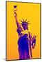 Statue of Liberty - Décorative Art - Yellow Vintage - NYC - United States-Philippe Hugonnard-Mounted Photographic Print