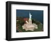 Statue of Liberty Ellis Island-Mike Smith-Framed Art Print