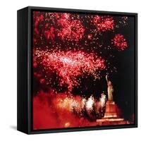 Statue of Liberty Fourth of July-Rusty Kennedy-Framed Stretched Canvas
