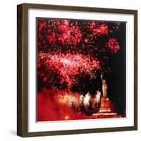 Statue of Liberty Fourth of July-Rusty Kennedy-Framed Photographic Print