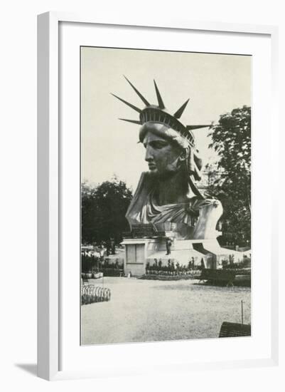 Statue of Liberty Head, New York-null-Framed Art Print