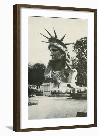 Statue of Liberty Head, New York-null-Framed Art Print