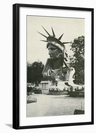 Statue of Liberty Head, New York-null-Framed Art Print