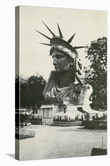 Statue of Liberty Head, New York-null-Stretched Canvas