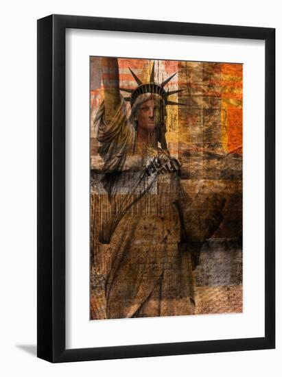 Statue of Liberty I-Irena Orlov-Framed Art Print