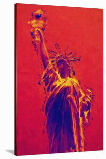 Statue of Liberty II - In the Style of Oil Painting-Philippe Hugonnard-Stretched Canvas