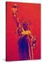 Statue of Liberty II - In the Style of Oil Painting-Philippe Hugonnard-Stretched Canvas
