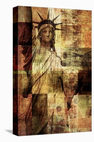 Statue of Liberty II-Irena Orlov-Stretched Canvas