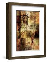Statue of Liberty II-Irena Orlov-Framed Art Print