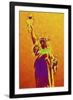 Statue of Liberty IV - In the Style of Oil Painting-Philippe Hugonnard-Framed Giclee Print