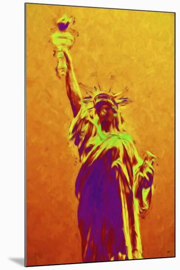 Statue of Liberty IV - In the Style of Oil Painting-Philippe Hugonnard-Mounted Giclee Print