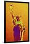 Statue of Liberty IV - In the Style of Oil Painting-Philippe Hugonnard-Framed Giclee Print