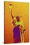 Statue of Liberty IV - In the Style of Oil Painting-Philippe Hugonnard-Stretched Canvas