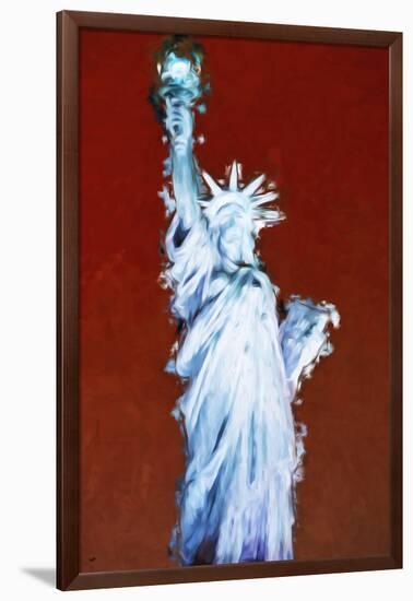 Statue of Liberty IX - In the Style of Oil Painting-Philippe Hugonnard-Framed Giclee Print