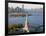 Statue of Liberty (Jersey City, Hudson River, Ellis Island and Manhattan Behind), New York, USA-Peter Adams-Framed Photographic Print