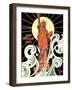 "Statue of Liberty,"July 7, 1934-Joseph Christian Leyendecker-Framed Premium Giclee Print