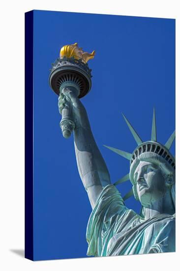 Statue of Liberty, Liberty Island, Manhattan, New York, United States of America, North America-Alan Copson-Stretched Canvas