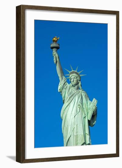 Statue of Liberty, Liberty Island, Manhattan, New York, United States of America, North America-Alan Copson-Framed Photographic Print