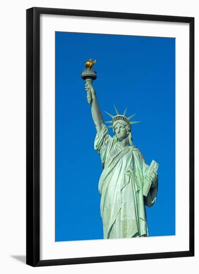 Statue of Liberty, Liberty Island, Manhattan, New York, United States of America, North America-Alan Copson-Framed Photographic Print