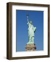 Statue of Liberty, Liberty Island, New York City, New York, United States of America, North America-Amanda Hall-Framed Photographic Print