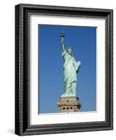 Statue of Liberty, Liberty Island, New York City, New York, United States of America, North America-Amanda Hall-Framed Photographic Print