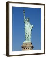 Statue of Liberty, Liberty Island, New York City, New York, United States of America, North America-Amanda Hall-Framed Photographic Print