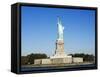 Statue of Liberty, Liberty Island, New York City, New York, United States of America, North America-Amanda Hall-Framed Stretched Canvas