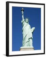 Statue of Liberty, Liberty Island, New York City, New York, United States of America, North America-Amanda Hall-Framed Photographic Print