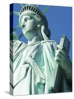 Statue of Liberty, Liberty Island, New York City, New York, United States of America, North America-Amanda Hall-Stretched Canvas
