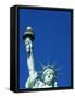 Statue of Liberty, Liberty Island, New York City, New York, United States of America, North America-Amanda Hall-Framed Stretched Canvas