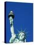 Statue of Liberty, Liberty Island, New York City, New York, United States of America, North America-Amanda Hall-Stretched Canvas