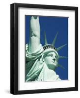 Statue of Liberty, Liberty Island, New York City, New York, United States of America, North America-Amanda Hall-Framed Premium Photographic Print